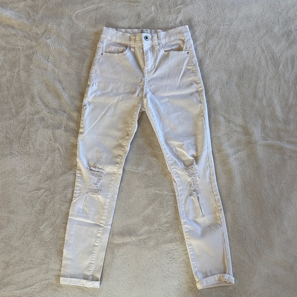 Sneak Peek White Skinny Jeans